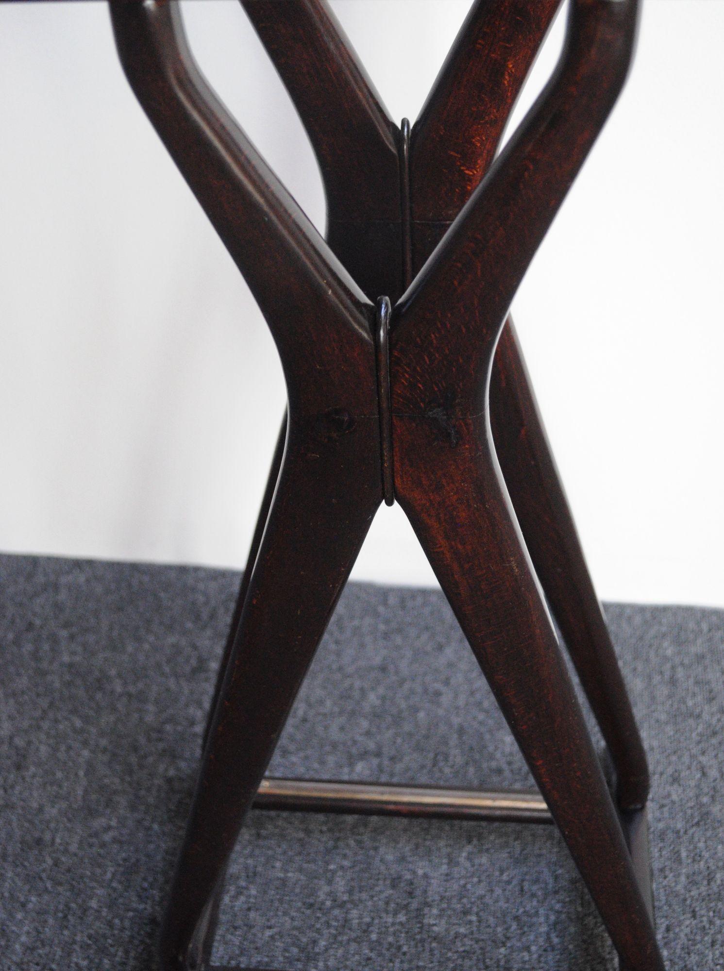 Fratelli Reguitti Sculptural Stained Maple Valet in the Style of Ico Parisi For Sale 7