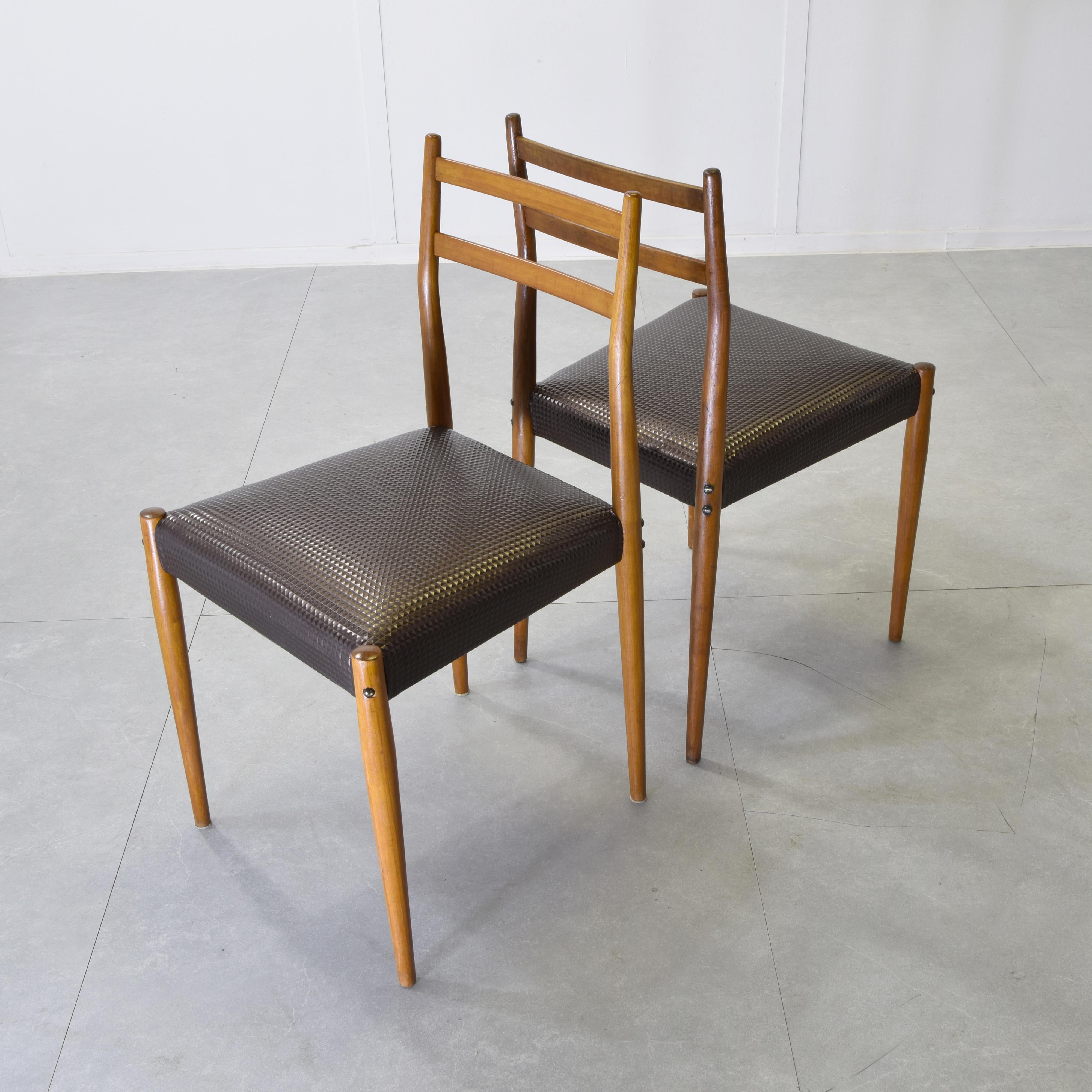Fratelli Reguitti set de chaises Gio Ponti. en vente 3