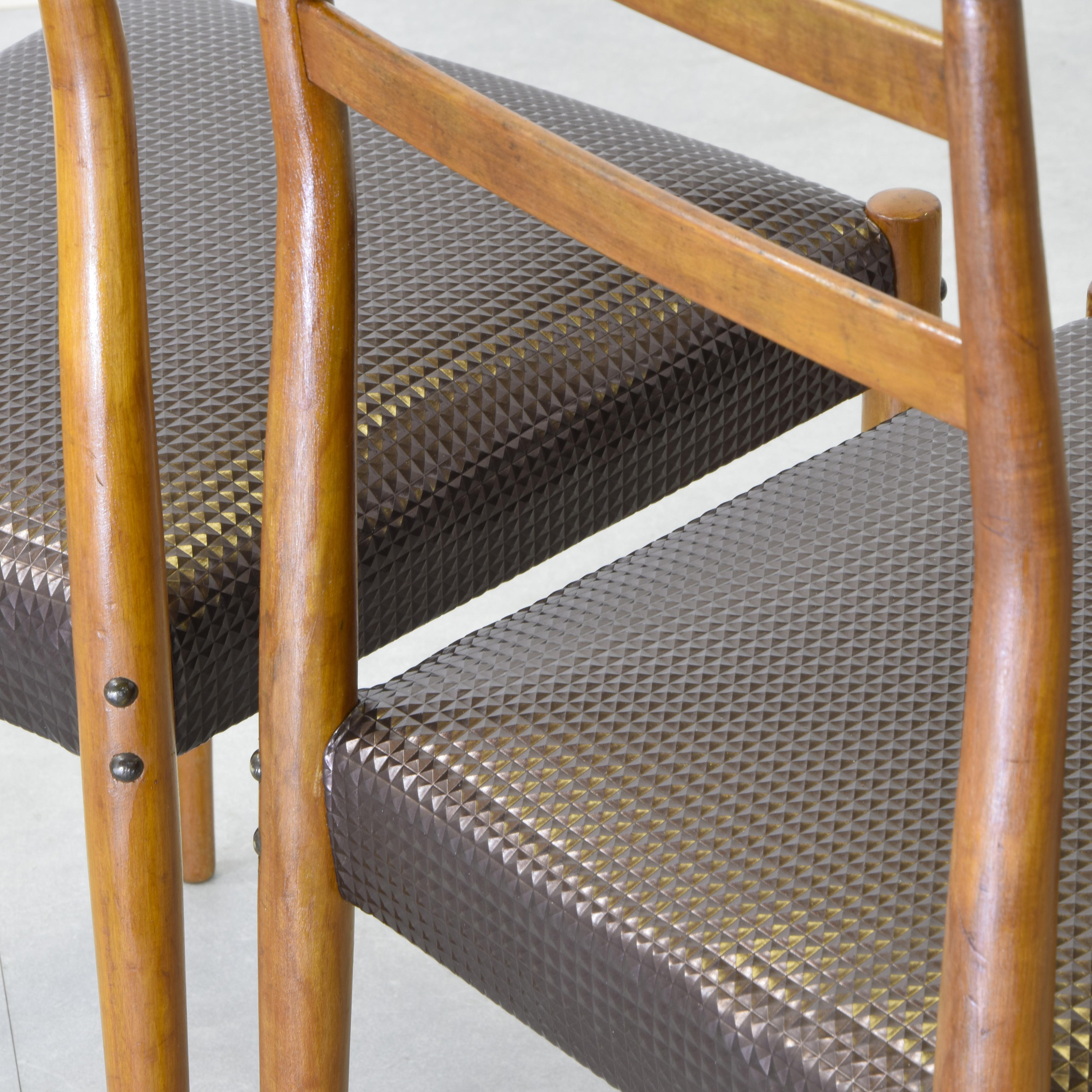 Fratelli Reguitti set de chaises Gio Ponti. en vente 4