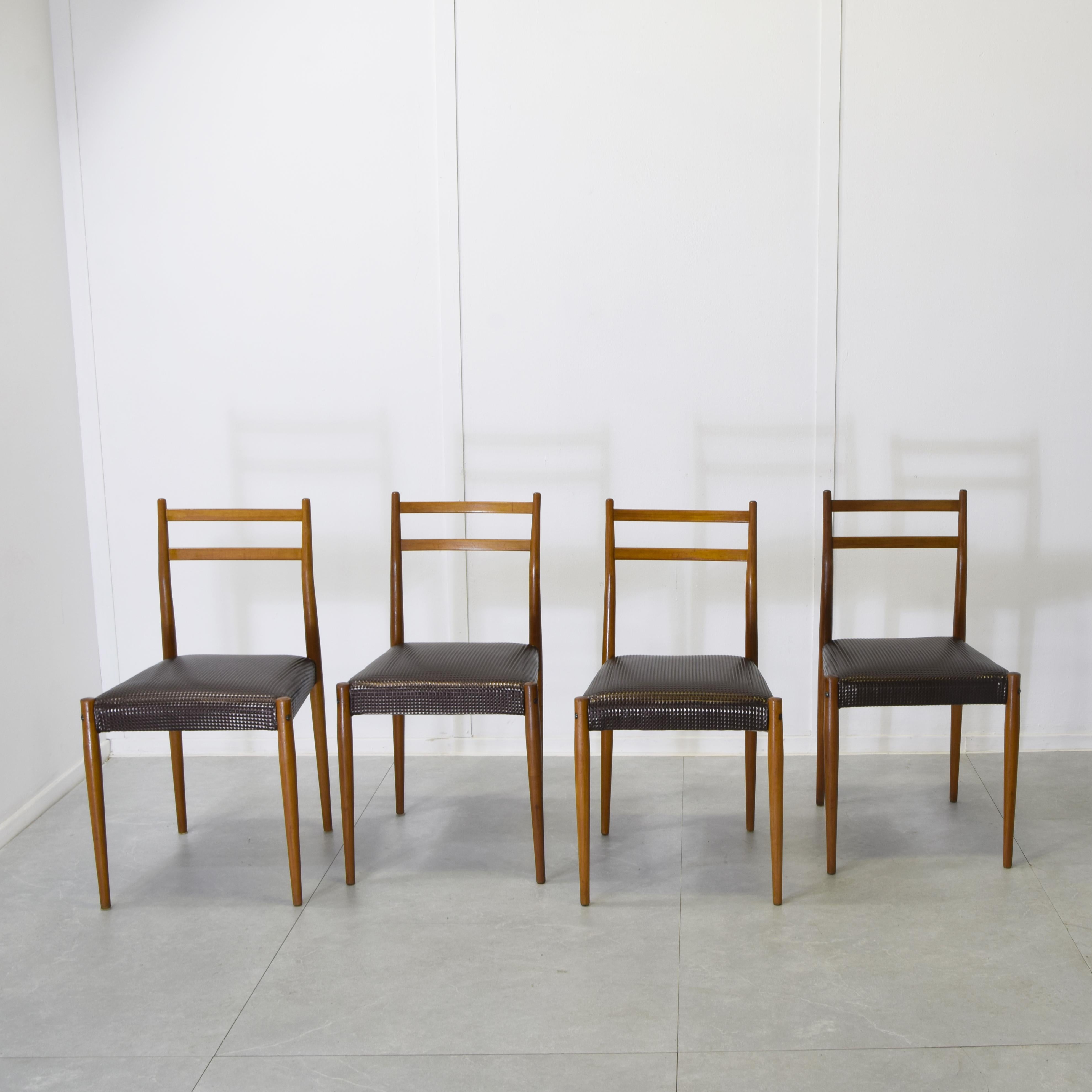 Fratelli Reguitti set de chaises Gio Ponti. en vente 1