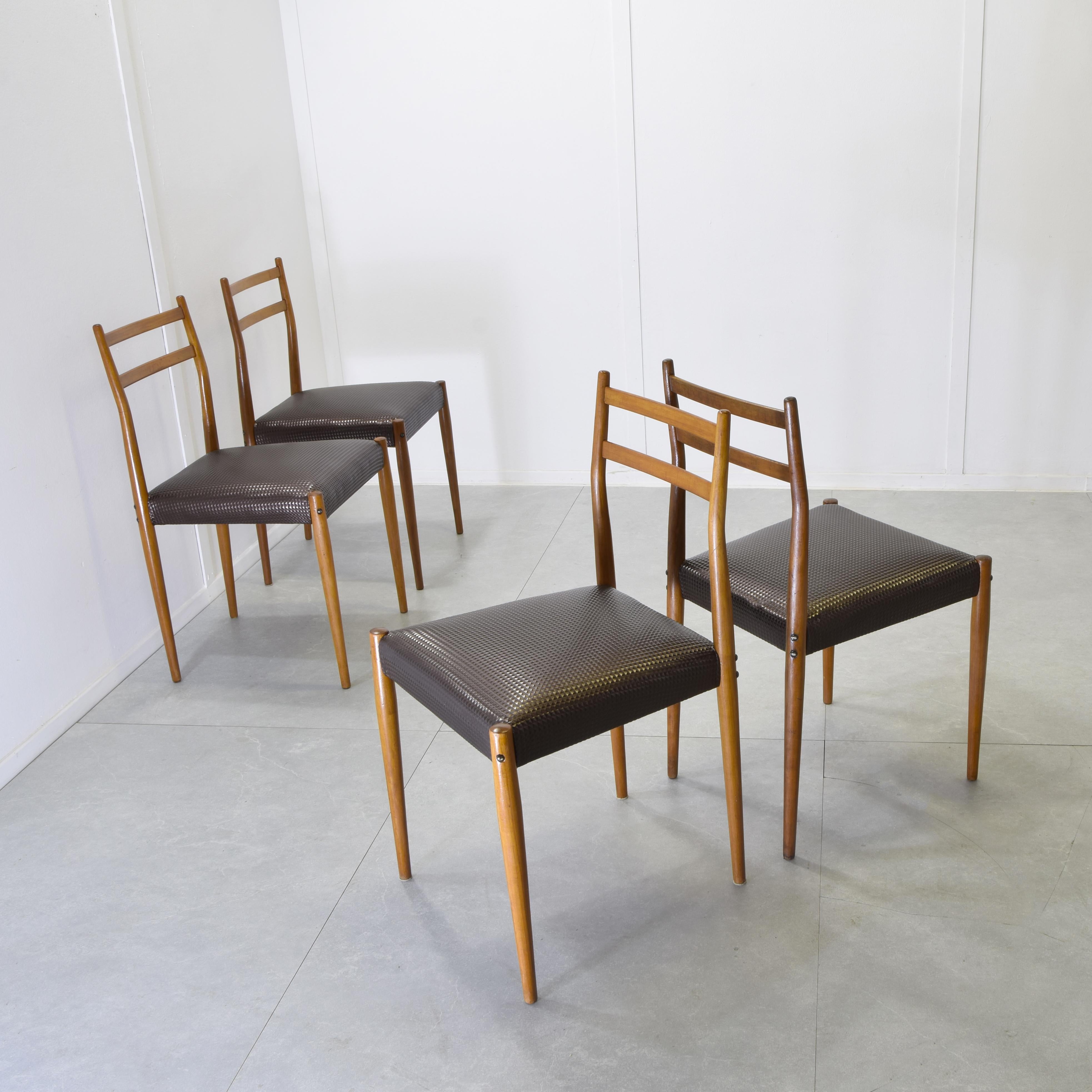 Fratelli Reguitti set de chaises Gio Ponti. en vente 2