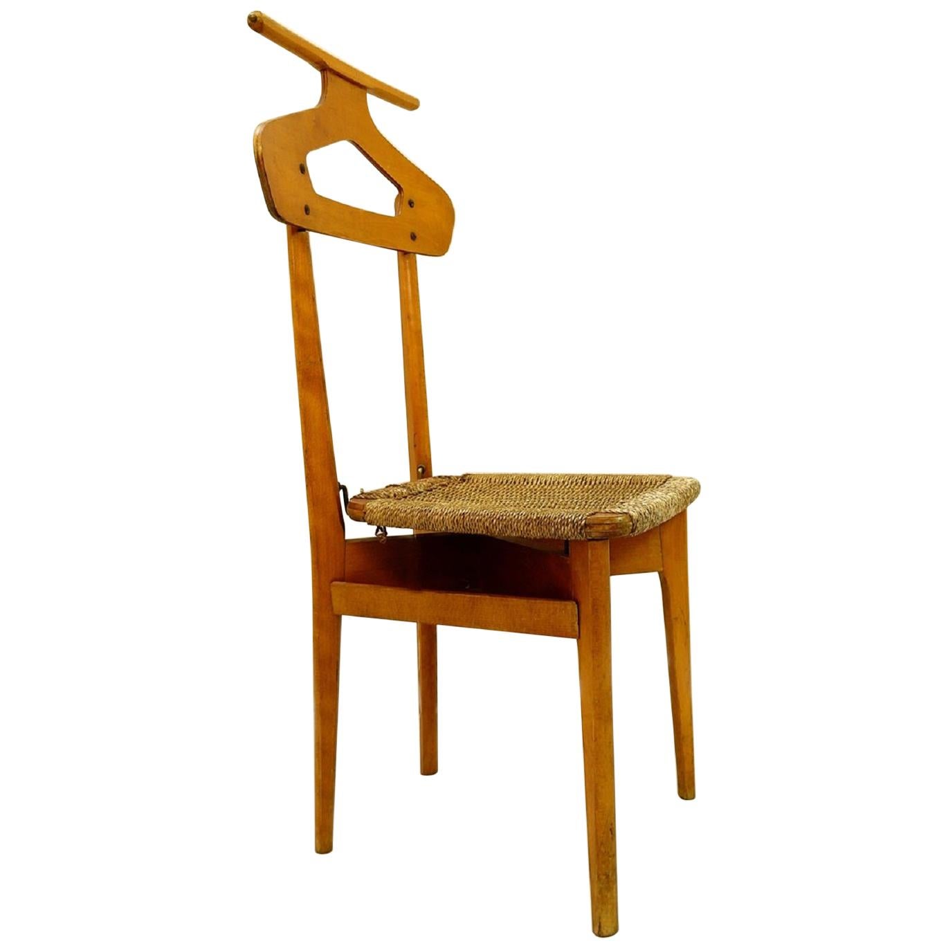 Fratelli Reguitti Valet Chair in Oak, Ico Parisi, 1950s