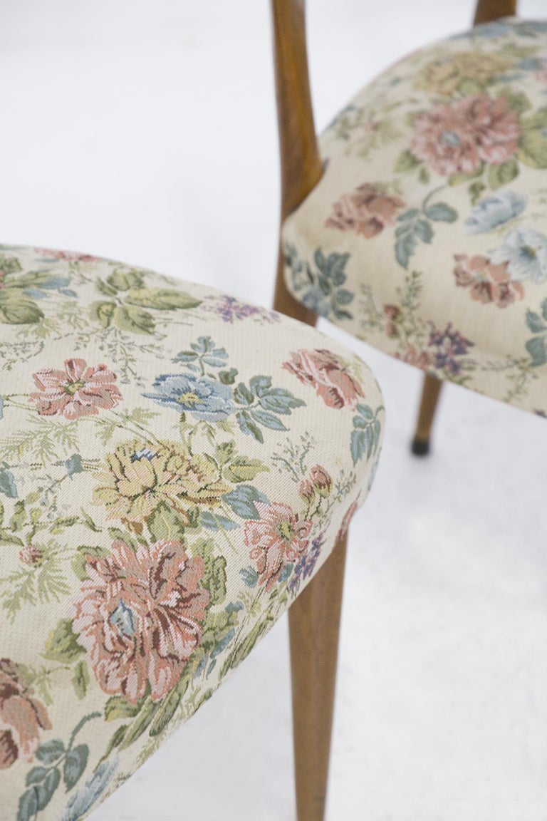 Fratelli Rigamonti Vintage Wooden Chairs For Sale at 1stDibs