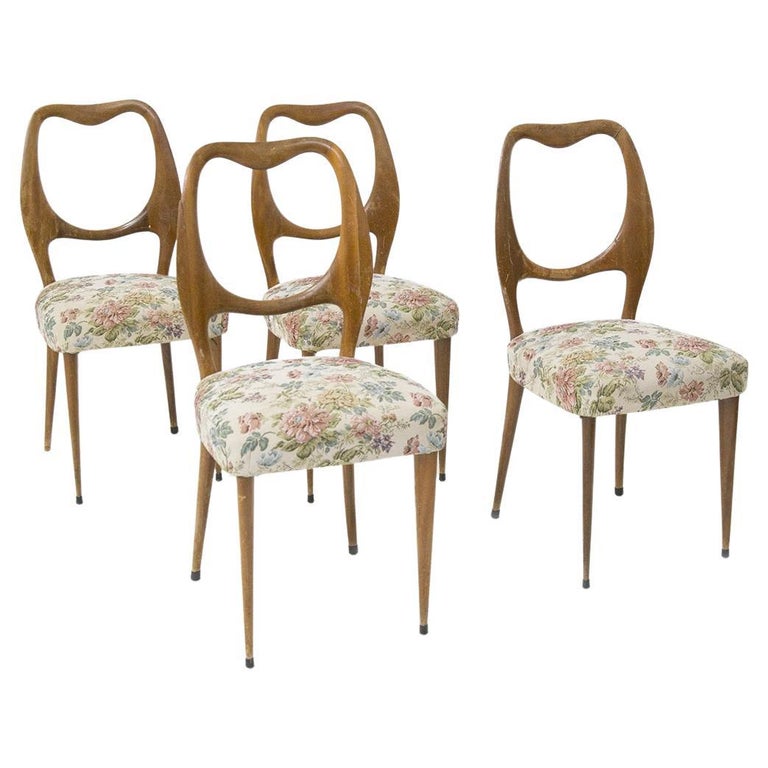Fratelli Rigamonti Vintage Wooden Chairs For Sale at 1stDibs