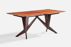 Fratelli Rizzi, table de salle à manger, Wood, Italie, années 1950
