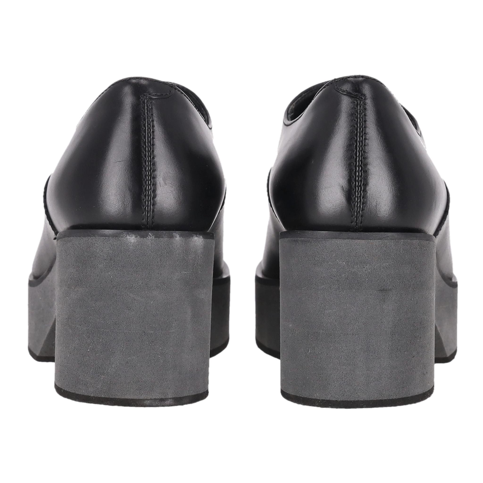 Zapatos Oxford de Piel con Plataforma Fratelli Rosetti Negro en venta