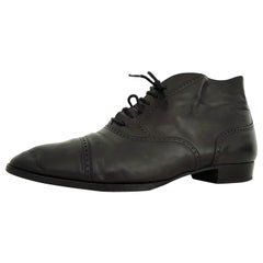 Fratelli Rossetti Black Leather Ankle Boots