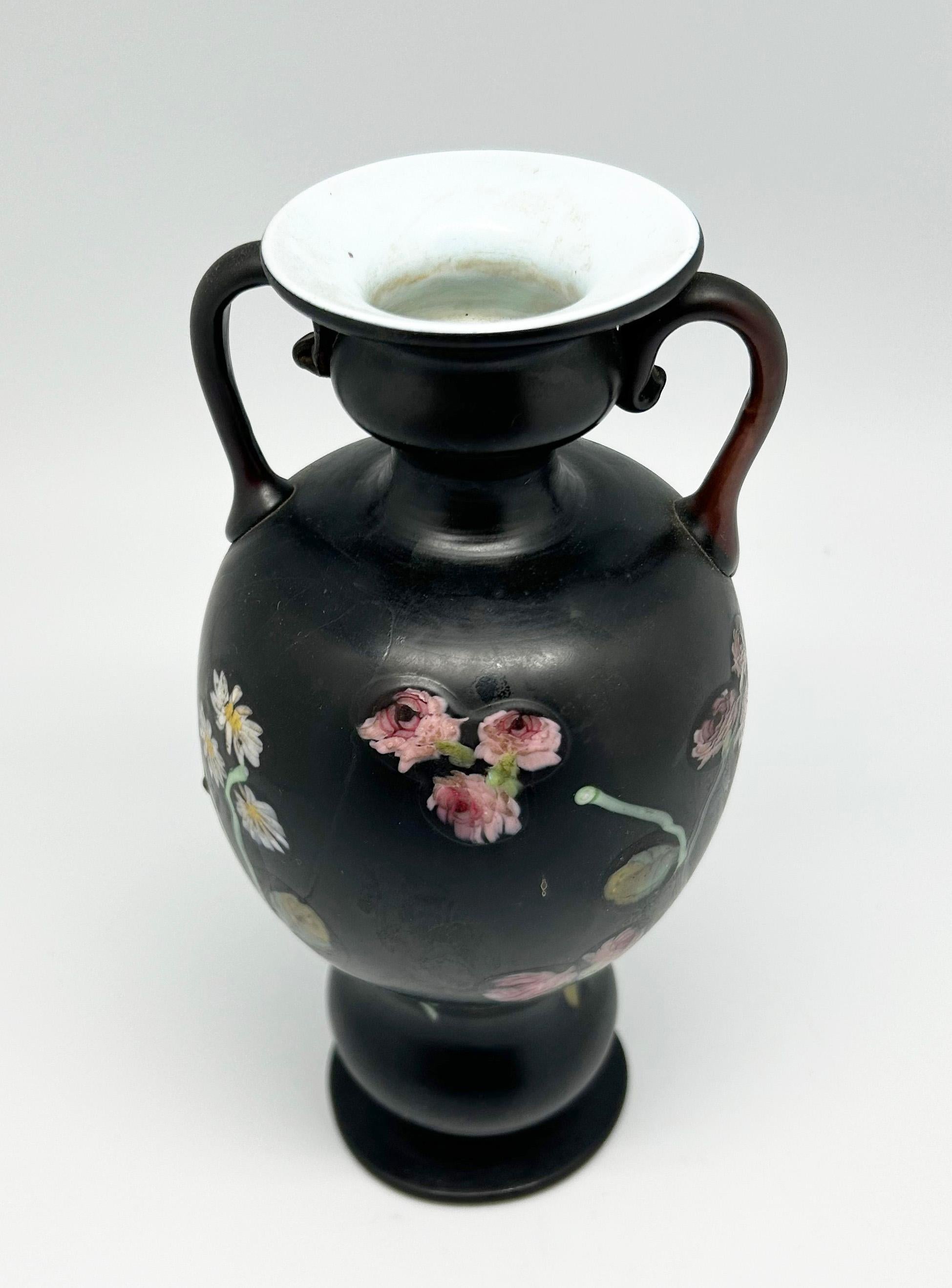 Vetro Vaso italiano decorato di Murrines Millefiori (vers 1920) in vendita