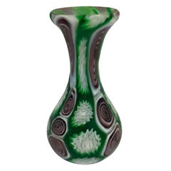Fratelli Toso 1900 Multi-Color Murrini Vase in Murano Glass