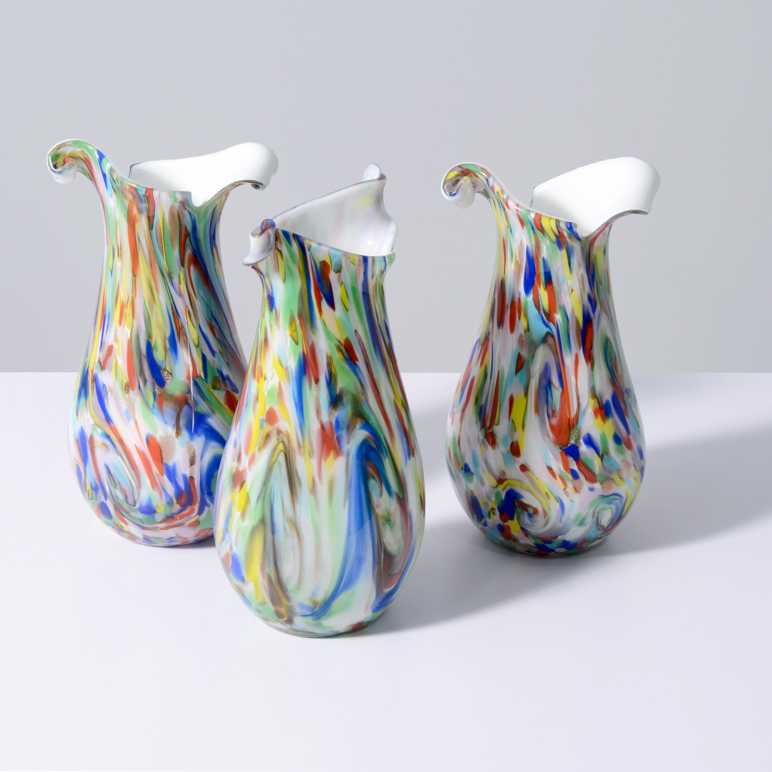 Artist/Designer; Manufacturer: Fratelli Toso (Italy)
Marking(s); notes: Murano and Murano Castle labels
Materials: glass
Dimensions (H, W, D): approx. 12.75