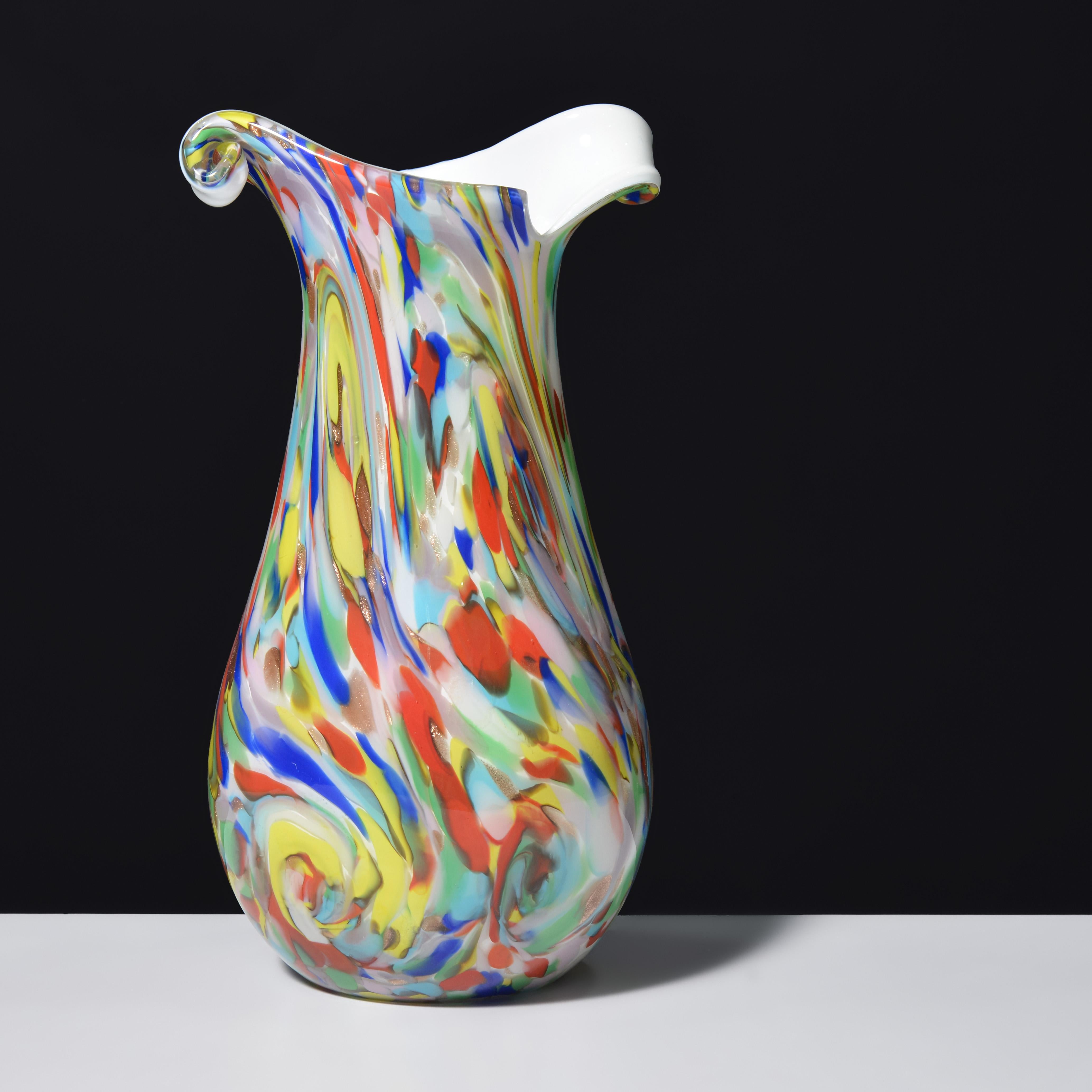 Italian Fratelli Toso APPARENZA Vases, Leslie Pina Collection For Sale