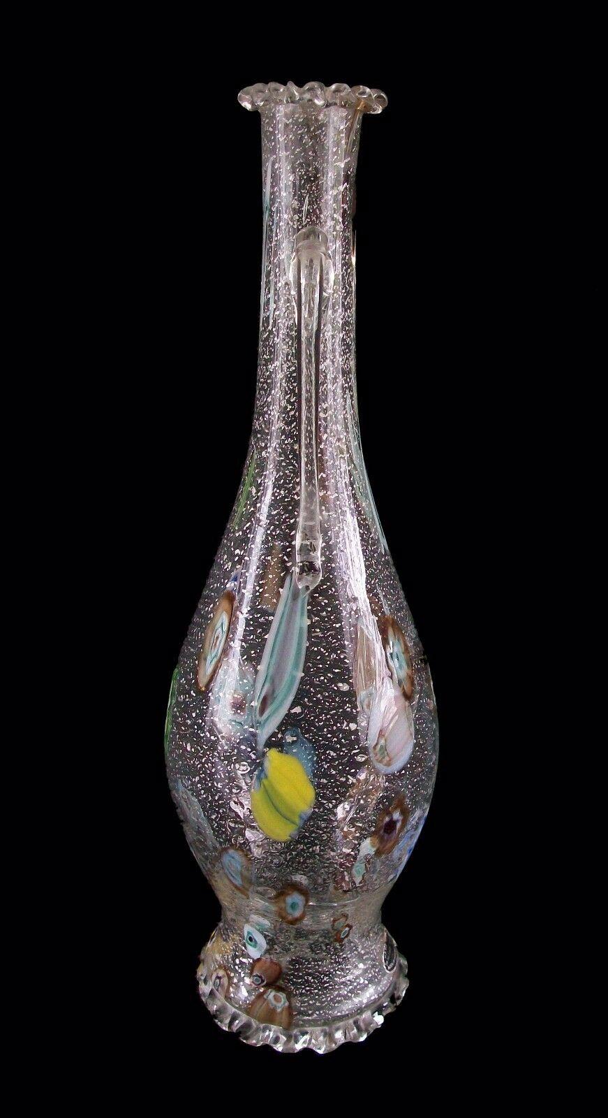 Fratelli Toso - Decanter in cristallo veneziano Millefiori - Italia - Anni '50 circa in vendita 5