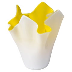Fratelli Toso FAZZOLETTO Handkerchief Vase, Leslie Pina Collection