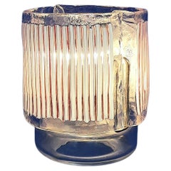 Fratelli Toso italian murano glass table lamp 1960