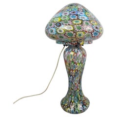 Fratelli Toso "Millefiore" Table Lamp in Murano Glass, Italy 1950's