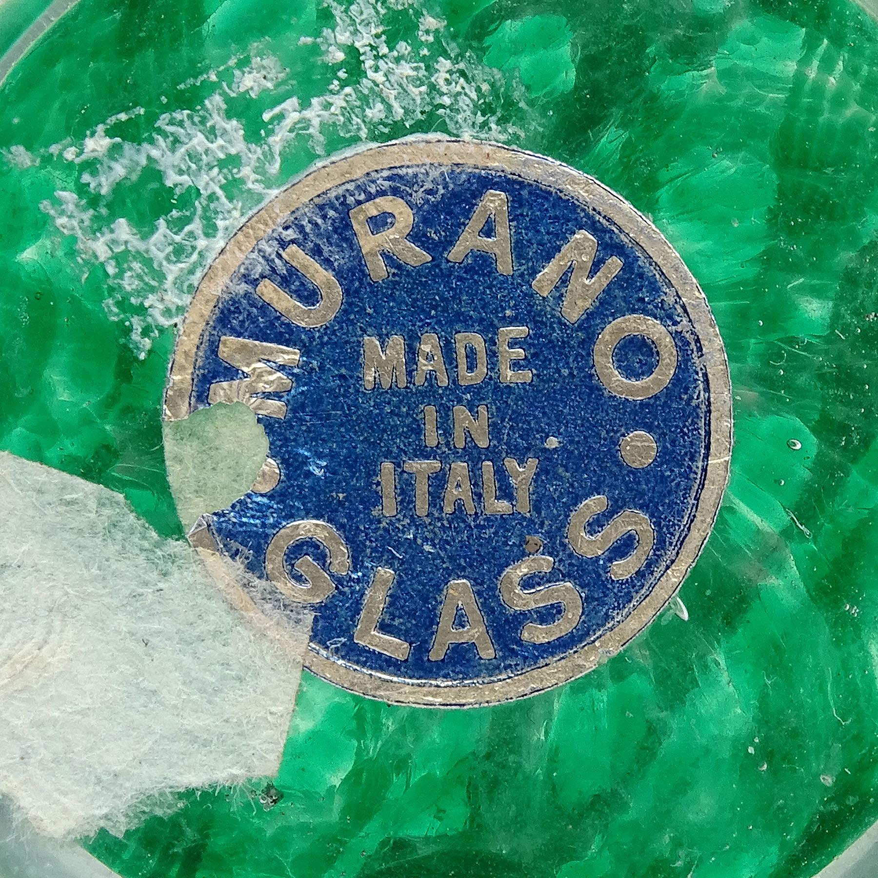 20th Century Fratelli Toso Millefiori Mosaic Ribbons Murano Italian Art Glass Paperweights