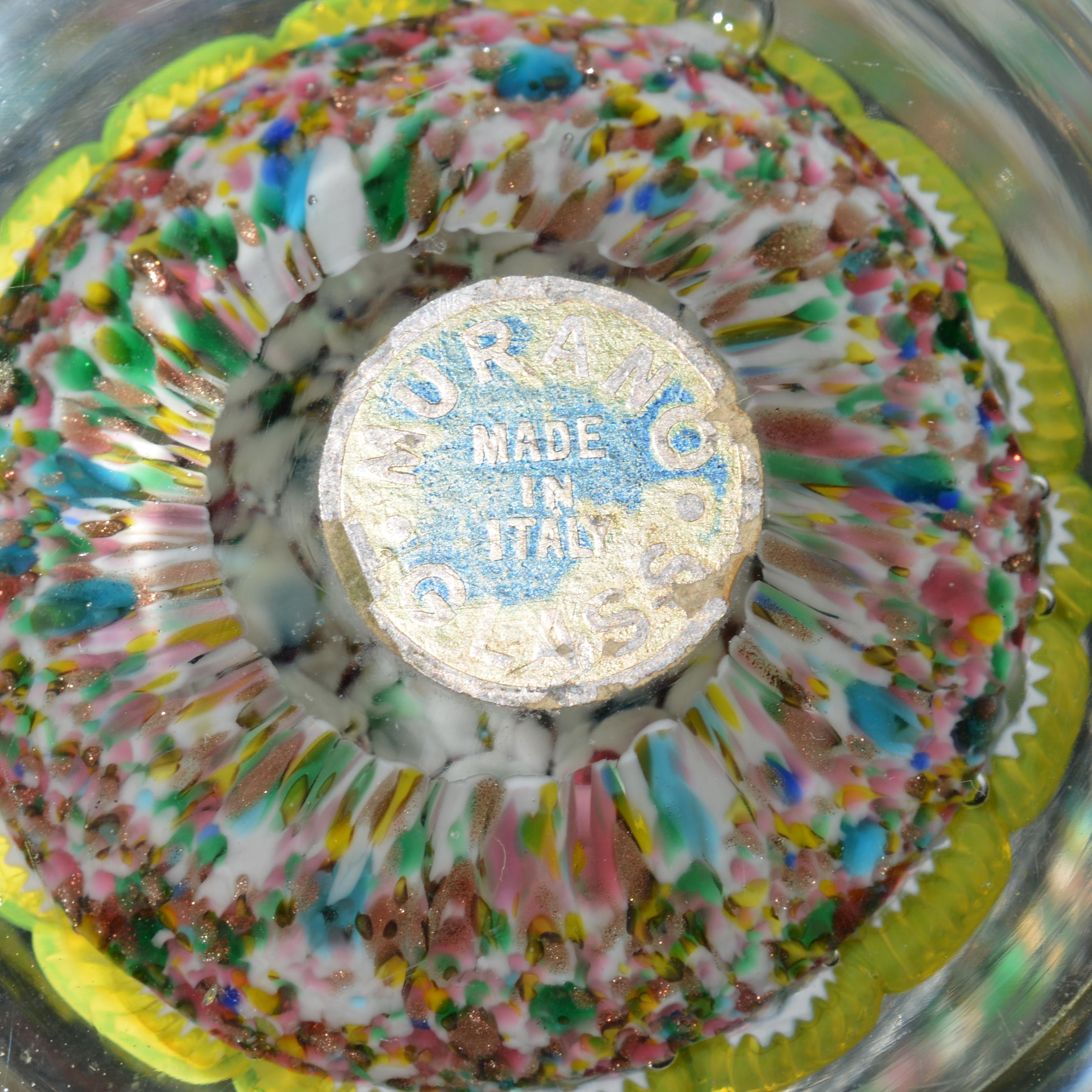 Fratelli Toso MILLEFIORI Paperweights, Leslie Pina Collection For Sale 3