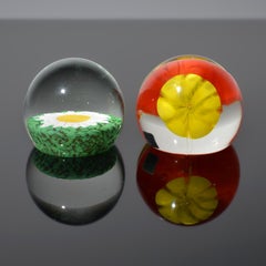 Fratelli Toso MILLEFIORI Paperweights, Leslie Pina Collection