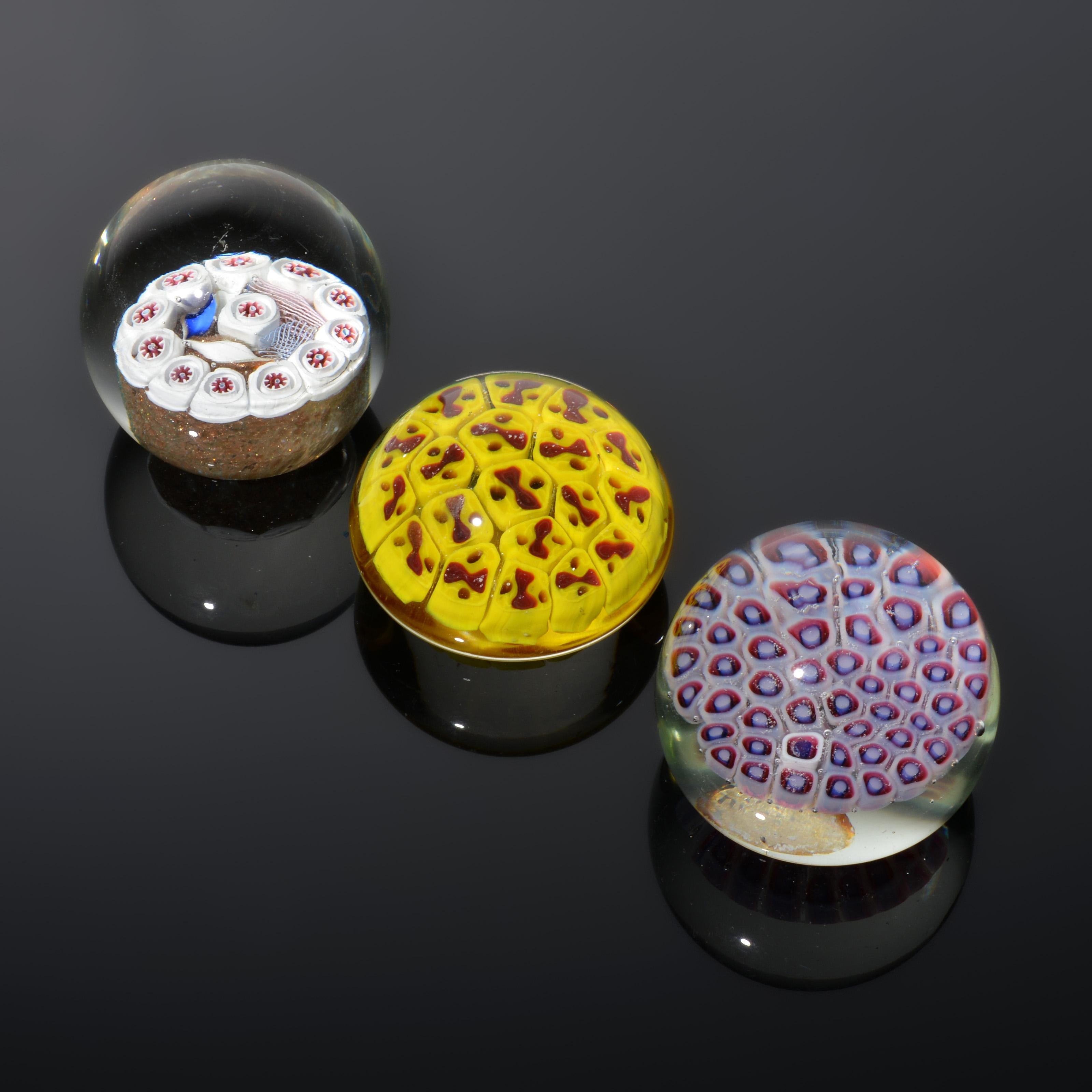 Mid-Century Modern Presse-papiers Fratelli Toso MILLEFIORI, collection Leslie Pina en vente