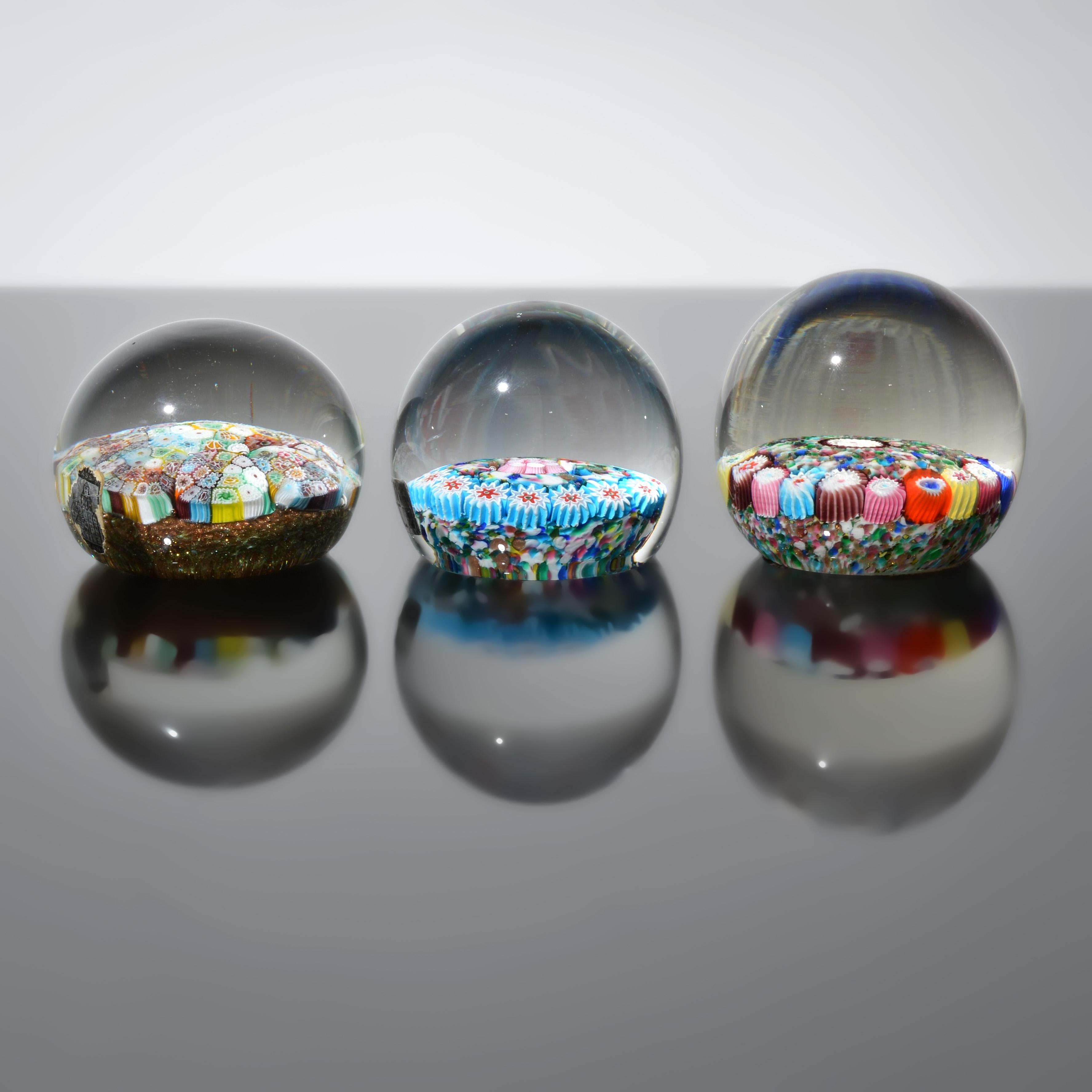 Mid-Century moderno Fratelli Toso MILLEFIORI Fermacarte, Collection'S Pina in vendita