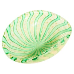 Fratelli Toso Murano 1960s Swirl Bowl