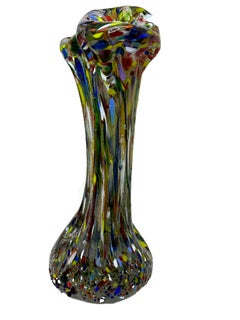 Neoklassizistische Vase aus Murano-Kunstglas von Fratelli Toso, Italien, 1960er Jahre