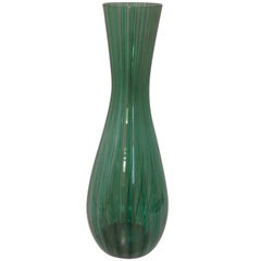 Fratelli Toso Murano Monumental Hand Blown Art Glass Vase