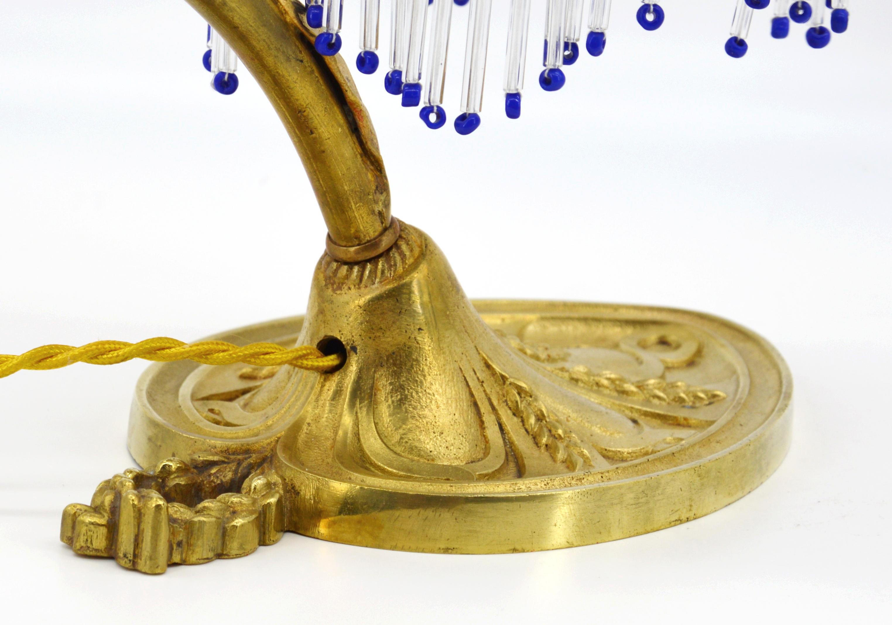Italian Fratelli Toso Murine Table Lamp, 1900s For Sale