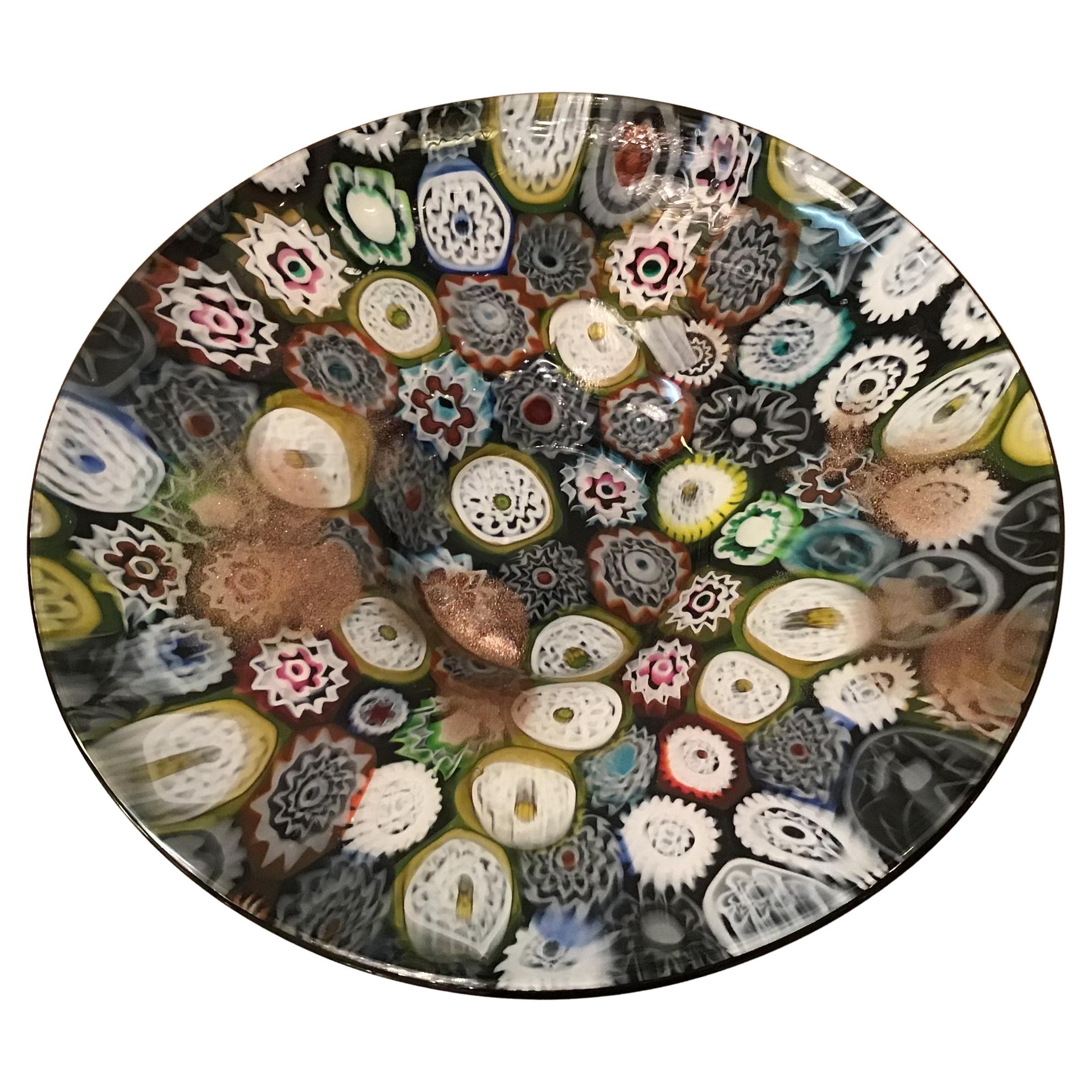 Centrotavola "Murrine" di Fratelli Toso Vetro di Murano, 1955, Italia