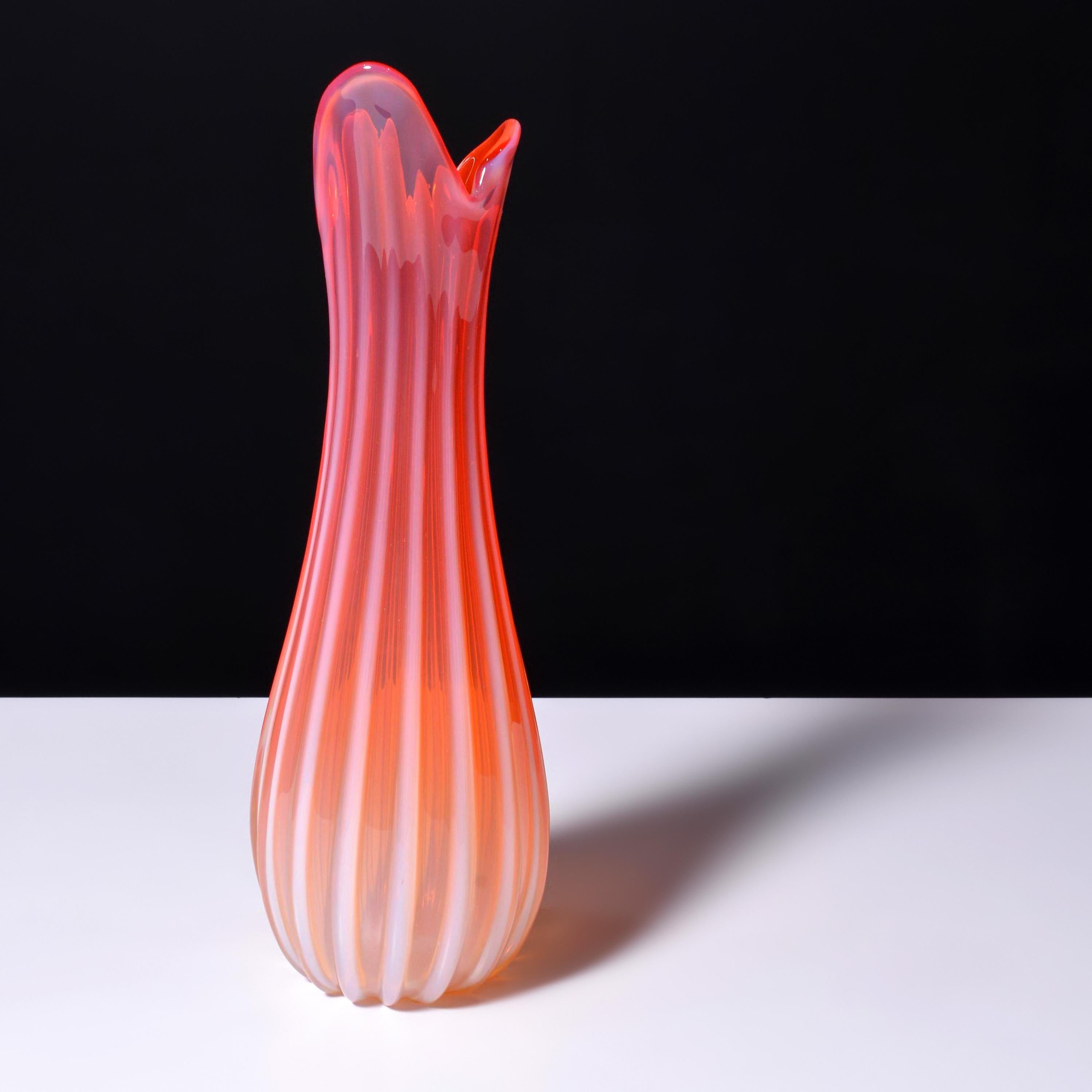 Italiano Vaso OPALINO Fratelli Toso, 16 