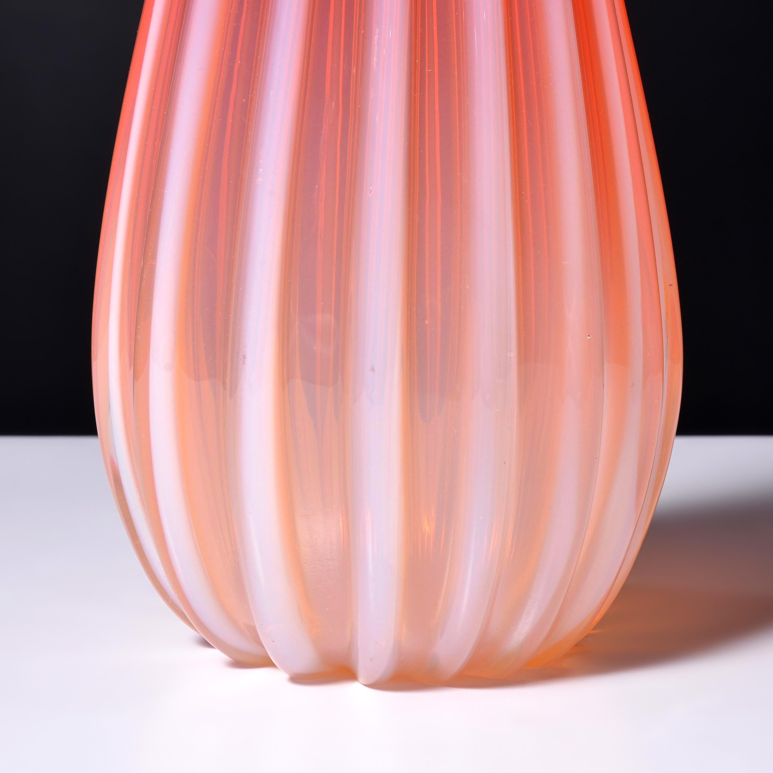 XX secolo Vaso OPALINO Fratelli Toso, 16 