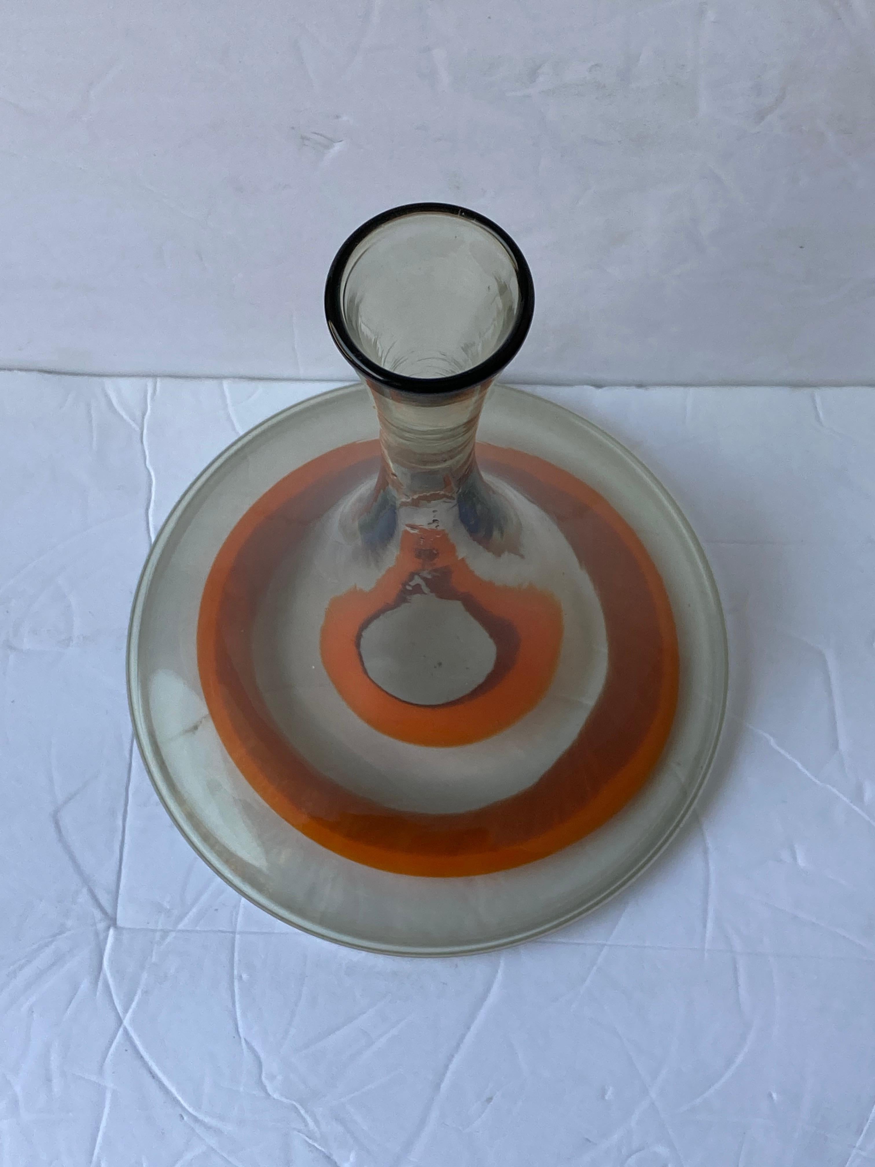 Modern Fratelli Toso Rare Murano Glass 