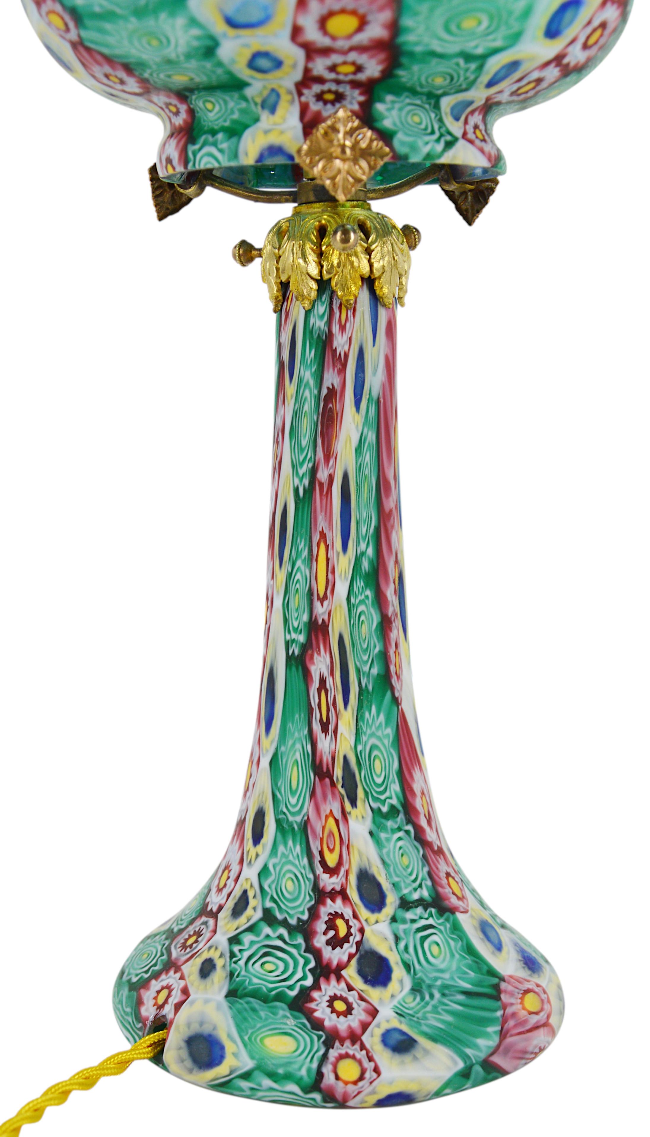 Early 20th Century Fratelli TOSO Rare Table Lamp / Night-Light, 1900 For Sale