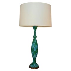 Fratelli Toso Table Lamp Mid-Century Modern Murano Art Glass, 1950s