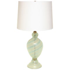 Fratelli Toso Table Lamp Murano Art Glass Mid-Century Modern Italy, 1940s