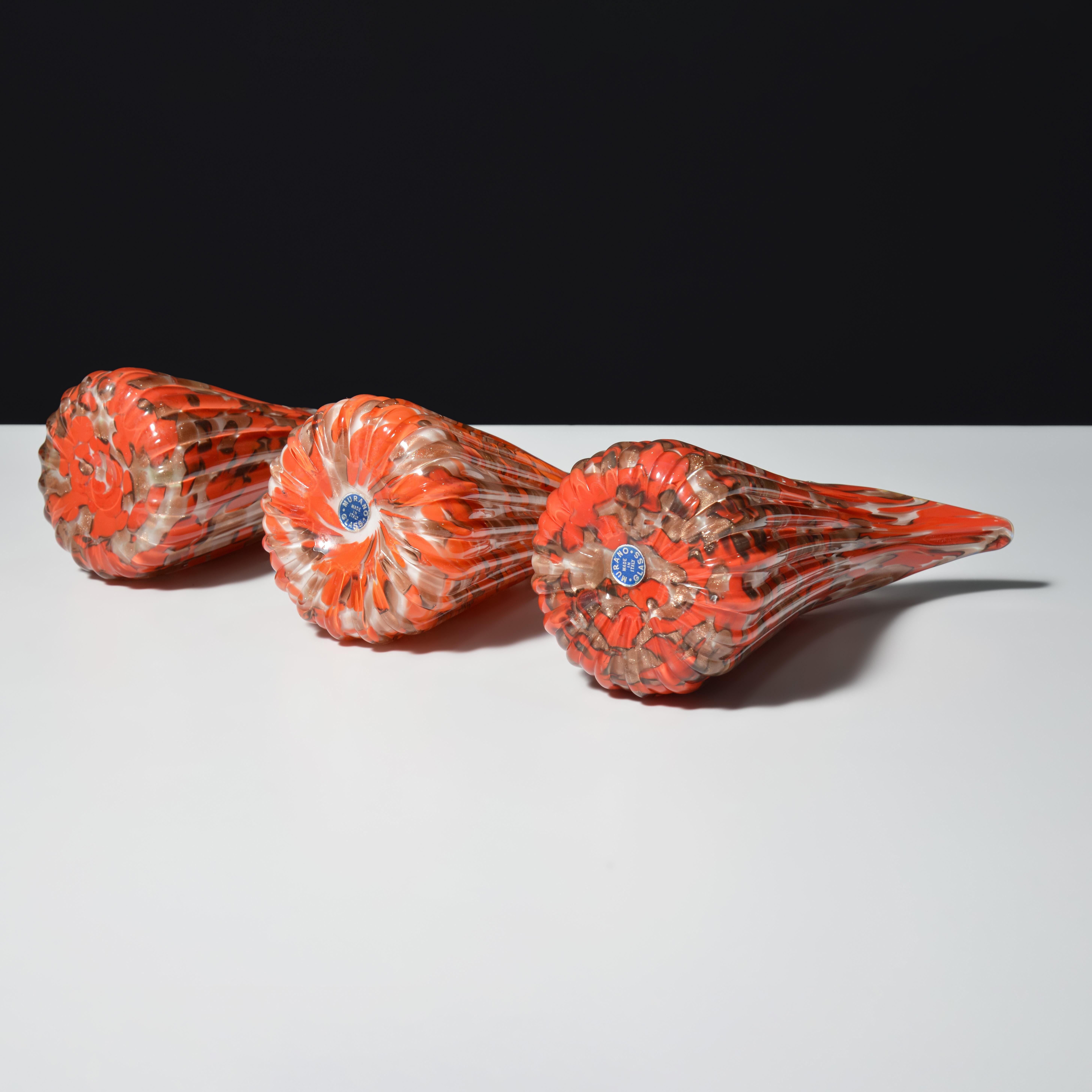 Fratelli Toso Vases, Leslie Pina Collection, Priced Each For Sale 1