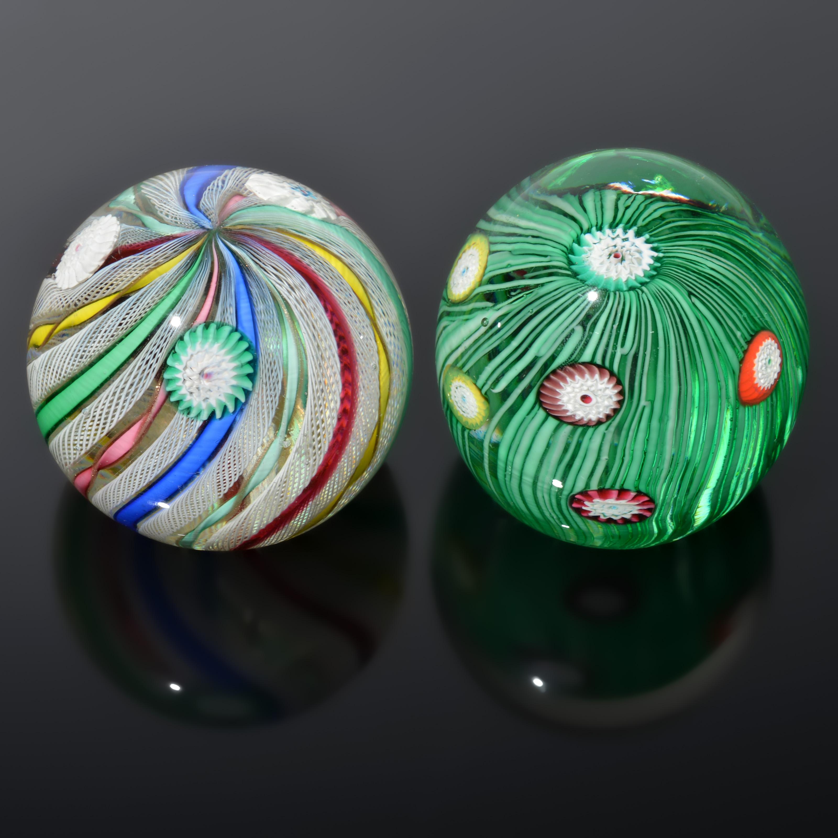 Artist/Designer; Manufacturer: Fratelli Toso (Italy)
Marking(s); notes: label (1)
Materials: glass
Dimensions (H, W, D): largest: 3