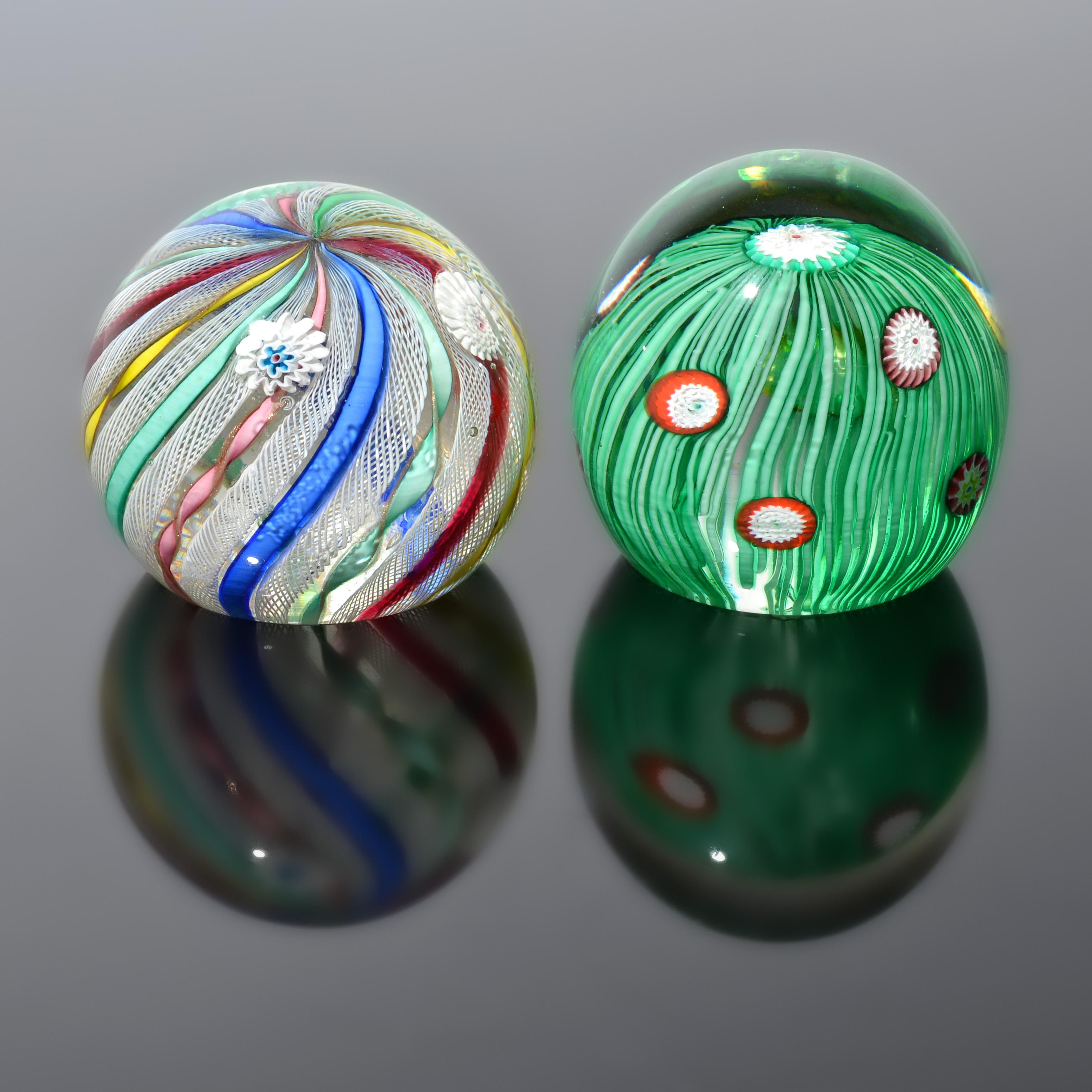 Mid-Century Modern Fratelli Toso ZANFIRICO Paperweights, Leslie Pina Collection For Sale