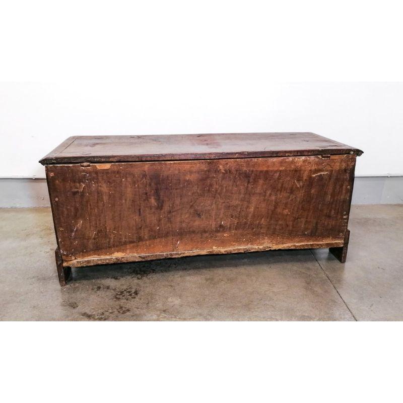 Fratered Chest, Unique Walnut Planks, 1800 6