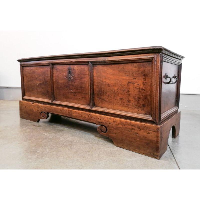 Fratered Chest, Unique Walnut Planks, 1800 2