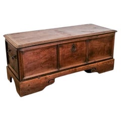 Fratered Chest, Unique Walnut Planks, 1800
