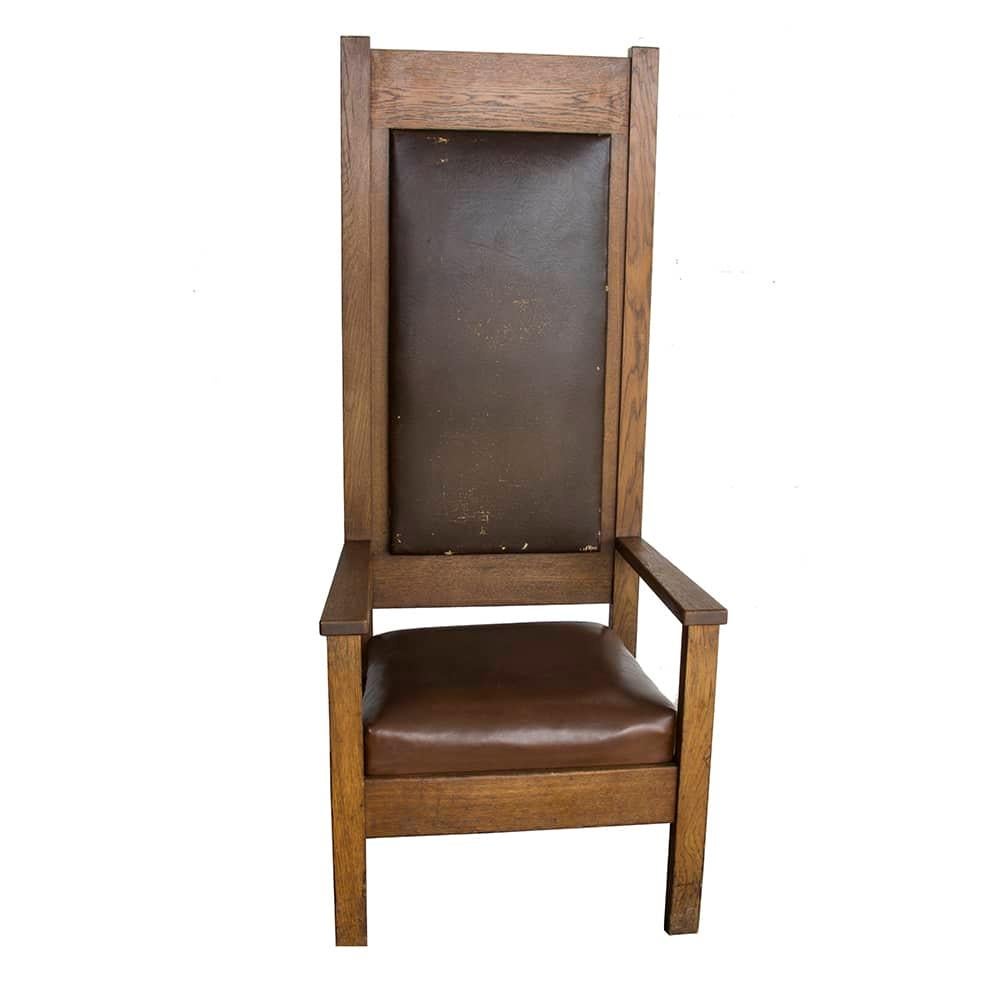 20th Century Fraternal Lodge Throne Chairs 'S/2' For Sale