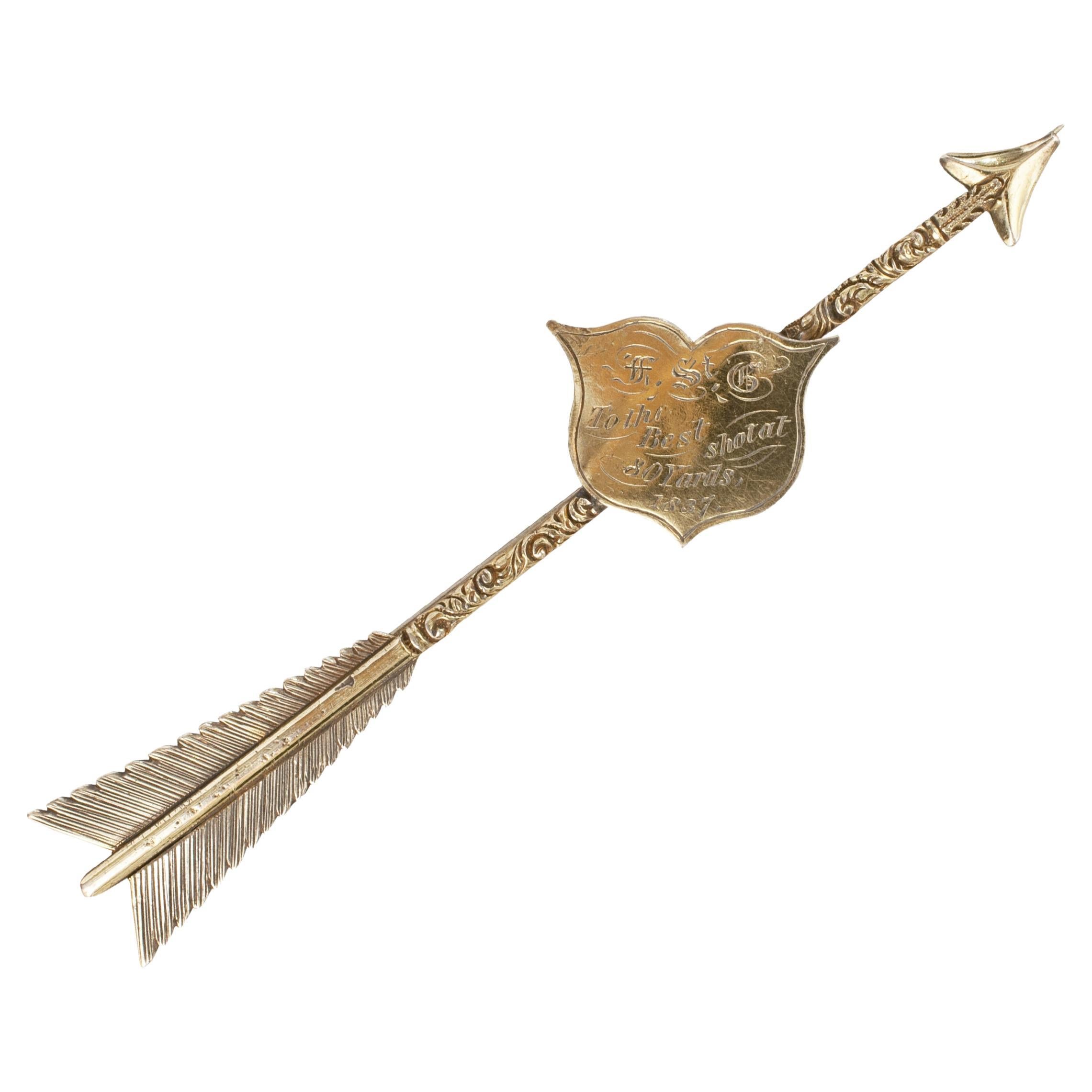 Fraternity of Saint George Archery Award Brooch en vente