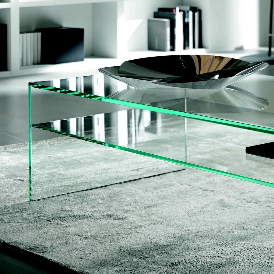 table basse verre design italien