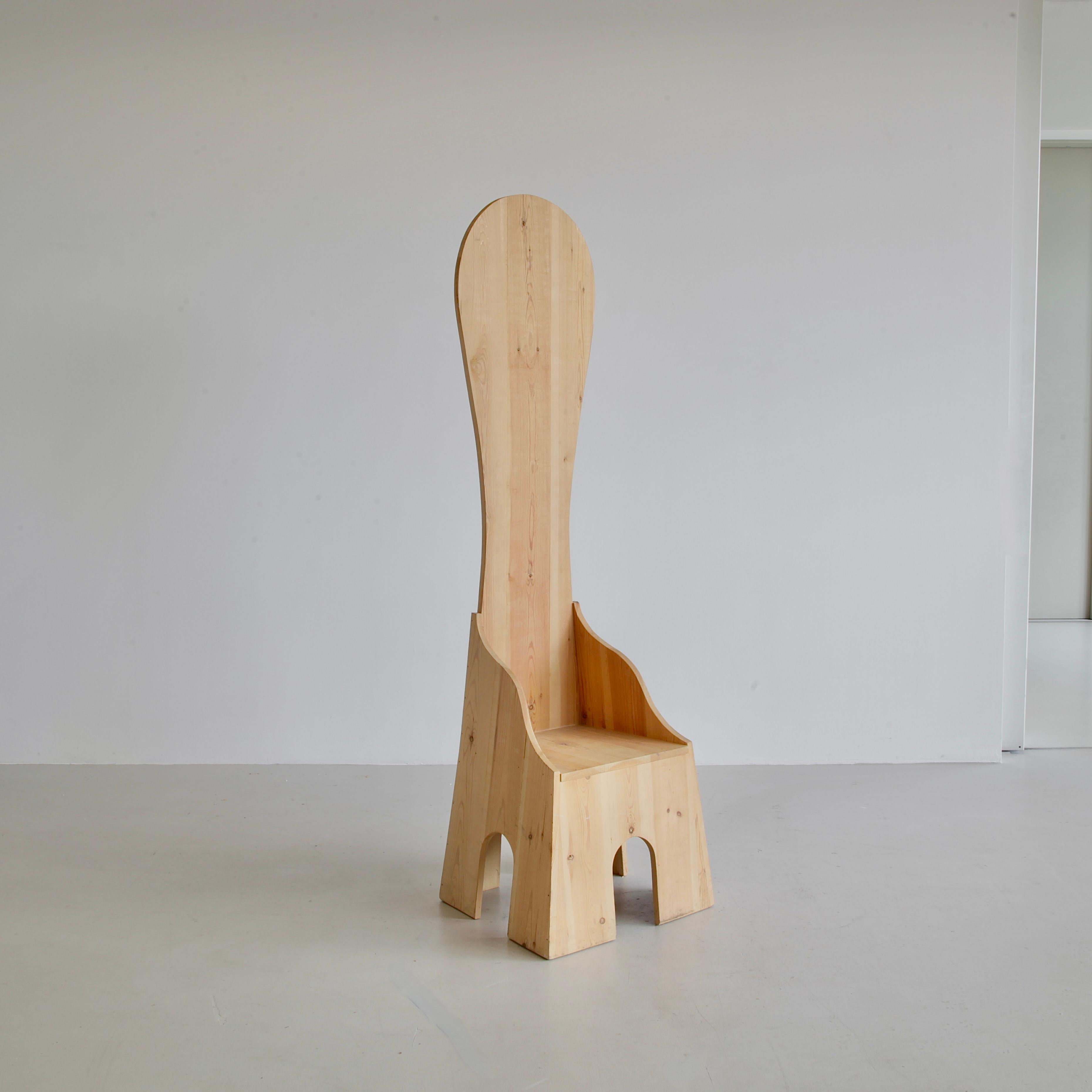 Modern 'Fratina' Chair by Mario CEROLI, 1972, SIGNED, POLTRONOVA