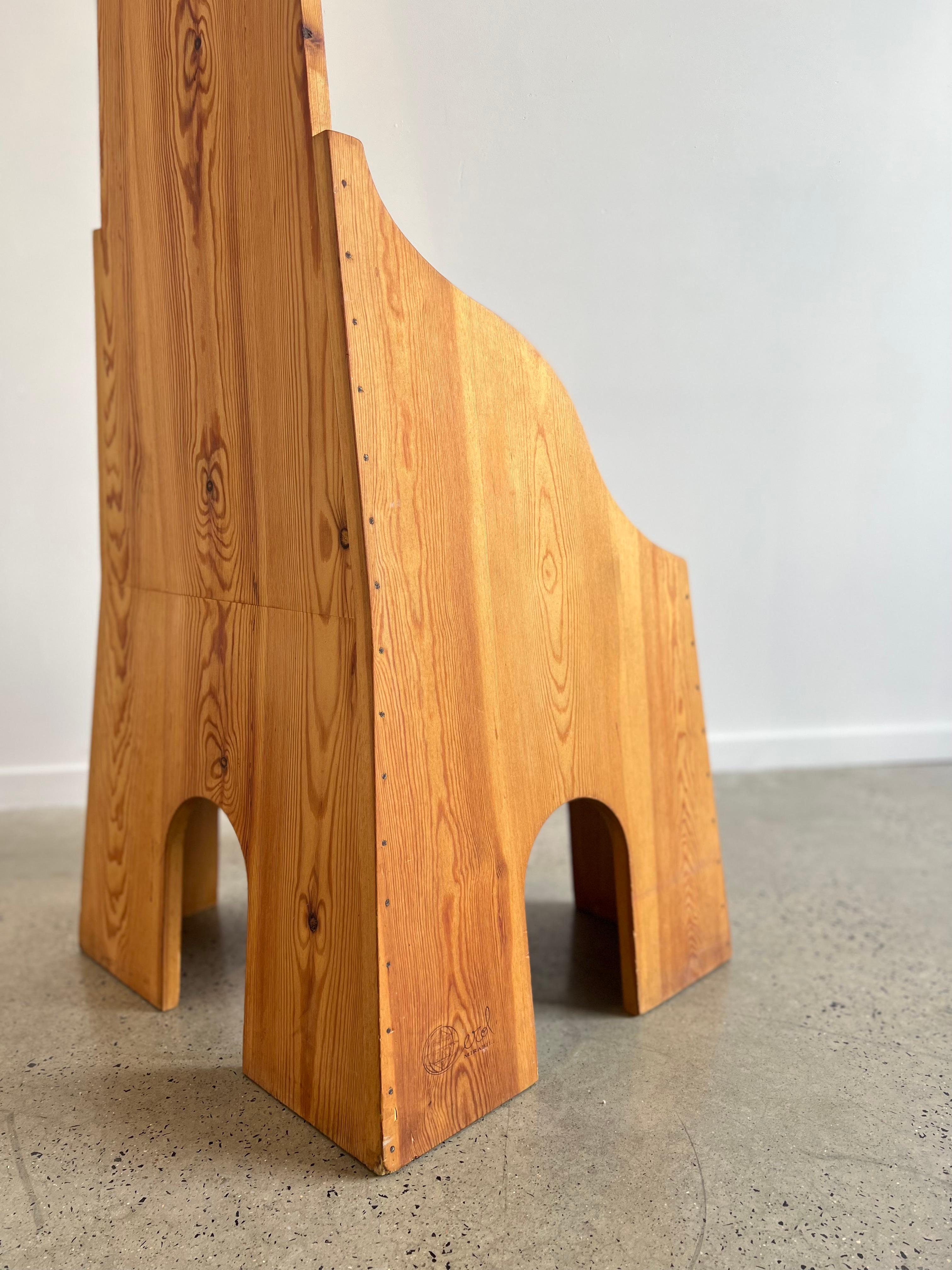 Fratina Chair by Mario Ceroli for Mobile Della Valle 4
