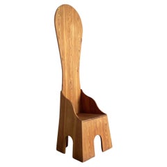 Fratina Chair by Mario Ceroli for Mobile Della Valle