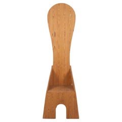 Silla Fratina de Mario Ceroli para Mobili Nella Valle para Poltronova, Italia 1972