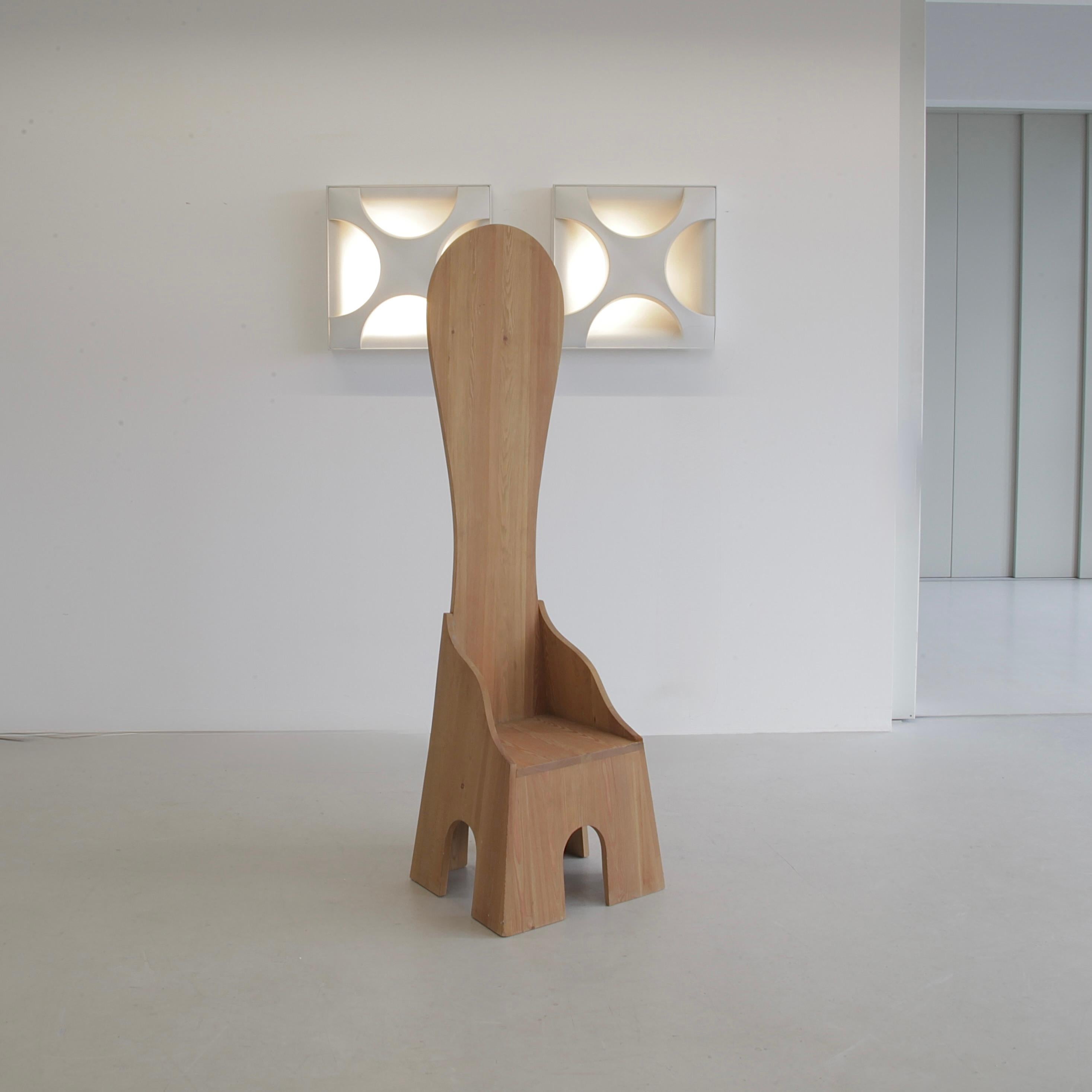 'Fratina' Chairs by Mario CEROLI, 1972 SIGNED 1