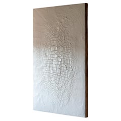 Fratturato Bianco 5 Painting Wall Sculpture de Kris Lamba Studio